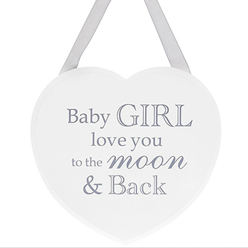 Shabby Chic Heart Baby Girl